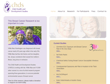 Tablet Screenshot of chdstudies.org